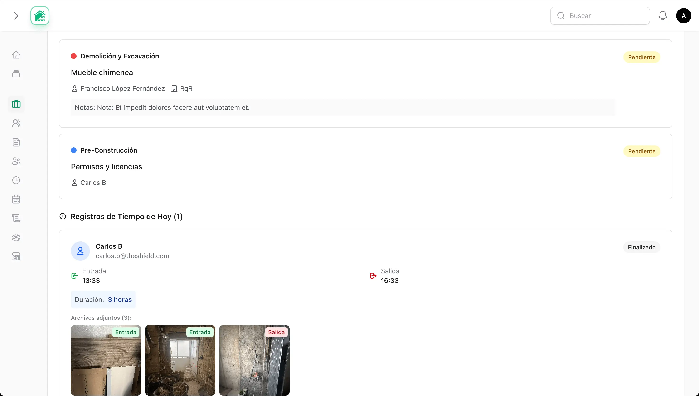 Tabiquo SaaS screenshot - details